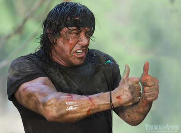 Stallone Thumbs Up